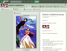 Tablet Screenshot of lelouch-x-euphemia.deviantart.com