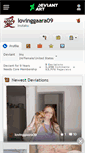 Mobile Screenshot of lovinggaara09.deviantart.com