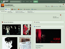 Tablet Screenshot of musubimaru.deviantart.com