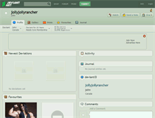 Tablet Screenshot of jollyjollyrancher.deviantart.com