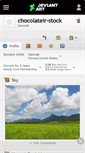 Mobile Screenshot of chocolateir-stock.deviantart.com