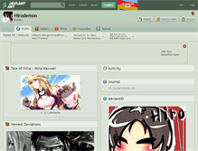 Tablet Screenshot of hirodemon.deviantart.com