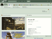 Tablet Screenshot of djhuo.deviantart.com
