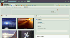 Desktop Screenshot of biblicalart.deviantart.com
