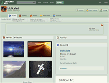 Tablet Screenshot of biblicalart.deviantart.com