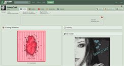 Desktop Screenshot of honeycunt.deviantart.com