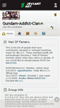 Mobile Screenshot of gundam-addict-clan.deviantart.com
