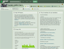 Tablet Screenshot of gundam-addict-clan.deviantart.com