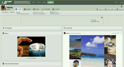 Desktop Screenshot of hanoo.deviantart.com