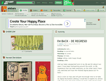 Tablet Screenshot of alebara.deviantart.com