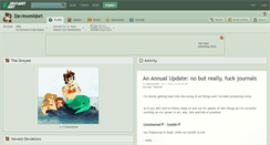 Desktop Screenshot of devinomidori.deviantart.com