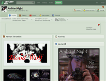 Tablet Screenshot of ambiantnight.deviantart.com