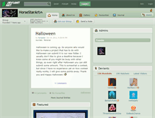 Tablet Screenshot of horsestarart.deviantart.com