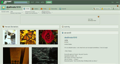 Desktop Screenshot of deathnote1010.deviantart.com
