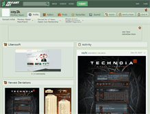 Tablet Screenshot of coy2k.deviantart.com