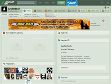 Tablet Screenshot of andertech.deviantart.com