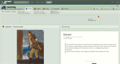 Desktop Screenshot of clashdraig.deviantart.com