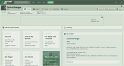 Desktop Screenshot of elusivestranger.deviantart.com