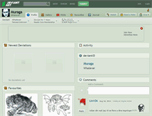 Tablet Screenshot of muraga.deviantart.com