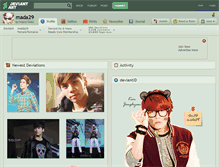 Tablet Screenshot of mada29.deviantart.com