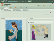 Tablet Screenshot of kaioshinluvr.deviantart.com