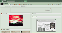 Desktop Screenshot of deathatsix.deviantart.com