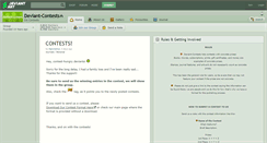 Desktop Screenshot of deviant-contests.deviantart.com