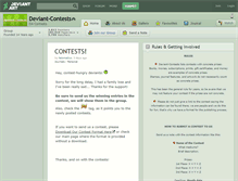 Tablet Screenshot of deviant-contests.deviantart.com