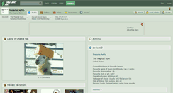 Desktop Screenshot of insanejello.deviantart.com