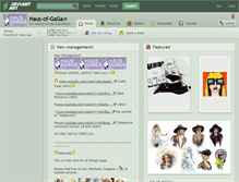 Tablet Screenshot of haus-of-gaga.deviantart.com