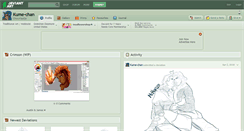 Desktop Screenshot of kume-chan.deviantart.com