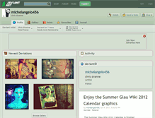 Tablet Screenshot of michelangelo456.deviantart.com