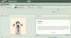 Desktop Screenshot of kireinami.deviantart.com