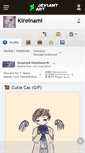 Mobile Screenshot of kireinami.deviantart.com