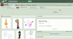 Desktop Screenshot of kvw101.deviantart.com