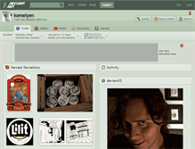 Tablet Screenshot of kemelyen.deviantart.com