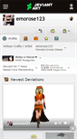 Mobile Screenshot of emorose123.deviantart.com