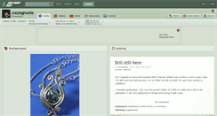 Desktop Screenshot of crazieghostie.deviantart.com