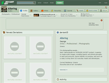 Tablet Screenshot of altering.deviantart.com