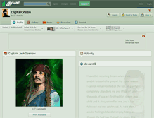 Tablet Screenshot of digitalgreen.deviantart.com