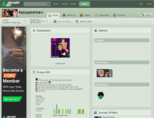 Tablet Screenshot of kazuyaxanna.deviantart.com