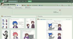 Desktop Screenshot of fire-mage-shinoharu.deviantart.com