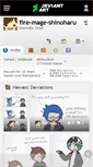 Mobile Screenshot of fire-mage-shinoharu.deviantart.com