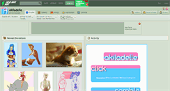 Desktop Screenshot of akiladelle.deviantart.com