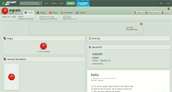 Desktop Screenshot of angryplz.deviantart.com