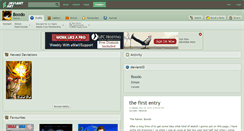 Desktop Screenshot of boodo.deviantart.com
