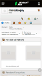 Mobile Screenshot of mrrodeoguy.deviantart.com