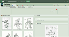 Desktop Screenshot of magikrunez.deviantart.com