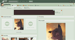 Desktop Screenshot of ambberfox.deviantart.com