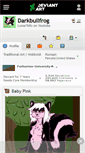 Mobile Screenshot of darkbullfrog.deviantart.com